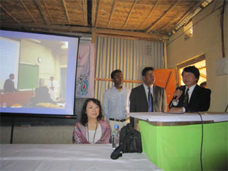 Prof. Okamoto and His wife Dr. Okamoto Visiting Bangladesh